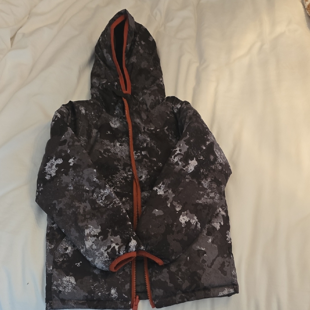 Kids Camouflage Puffer Jacket